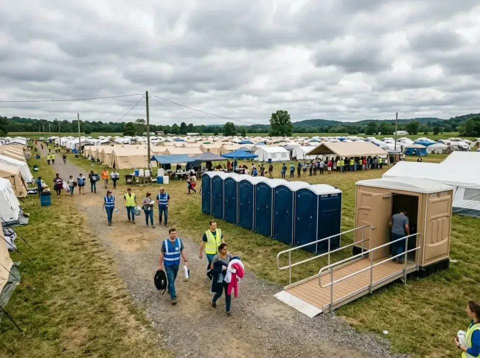 disaster-relief-camp-restrooms-010 — frequently asked questions, Dumpster & Portable Bathrooms Rental in Moline Acres, MO